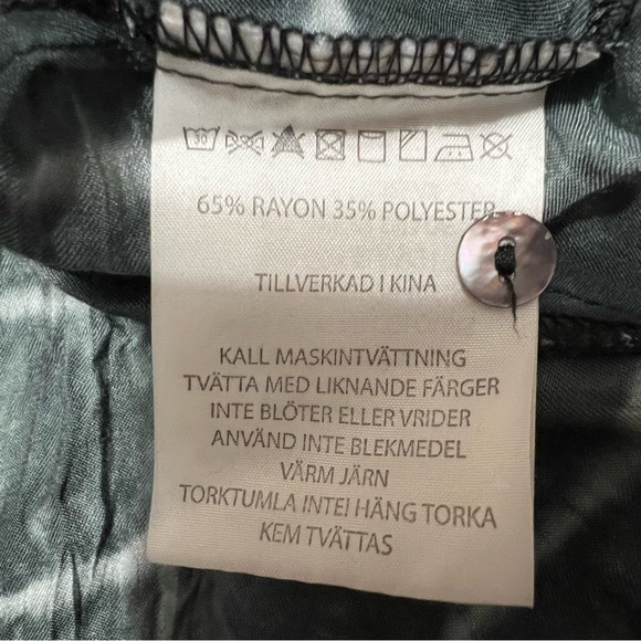 NEUW for Anthropologie Blue/Gray Shibori Cutout Maxi Dress Size Large - Picture 13 of 14